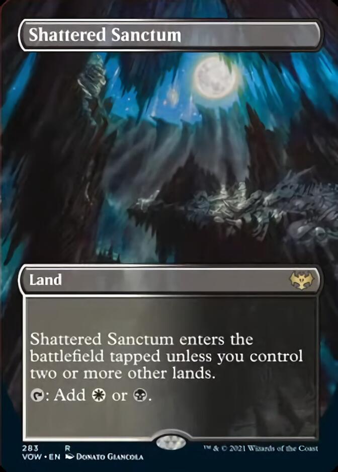 Shattered Sanctum (Borderless) [Innistrad: Crimson Vow] | Good Games Adelaide SA