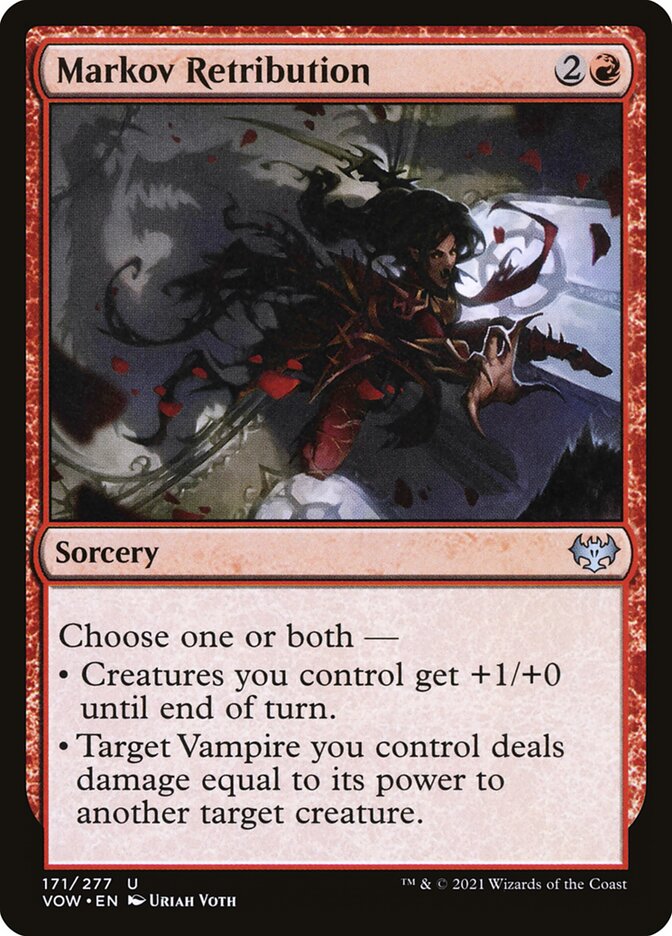 Markov Retribution 171 (Innistrad: Crimson Vow)  - Foil | Good Games Adelaide SA