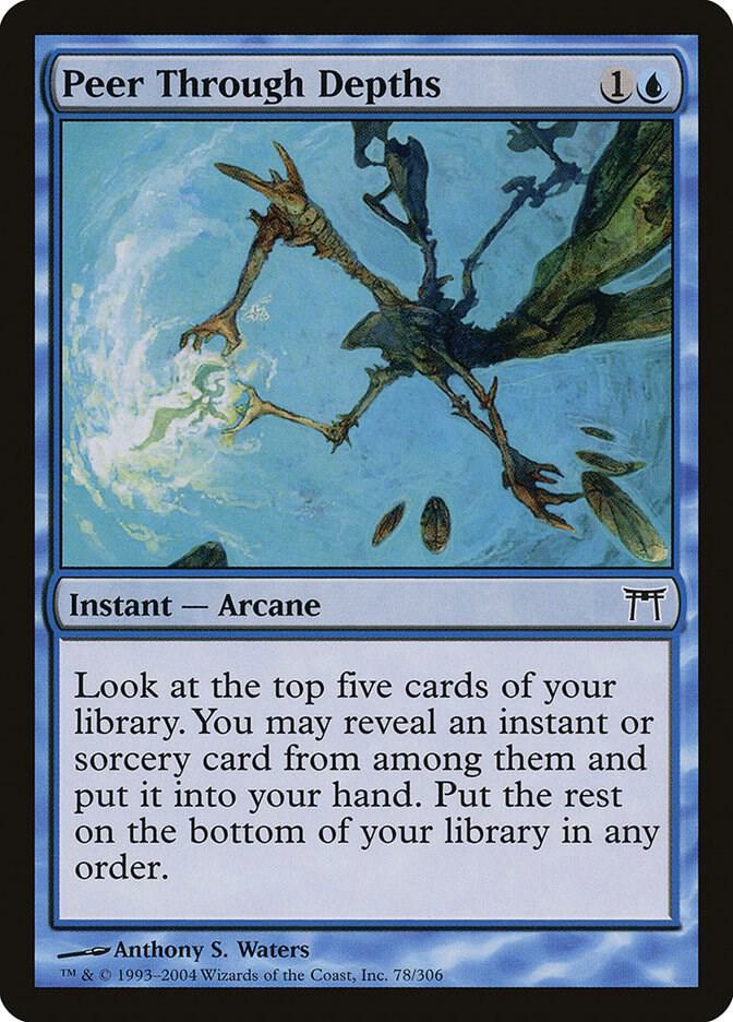Peer Through Depths 78 (Champions of Kamigawa)  - Foil | Good Games Adelaide SA