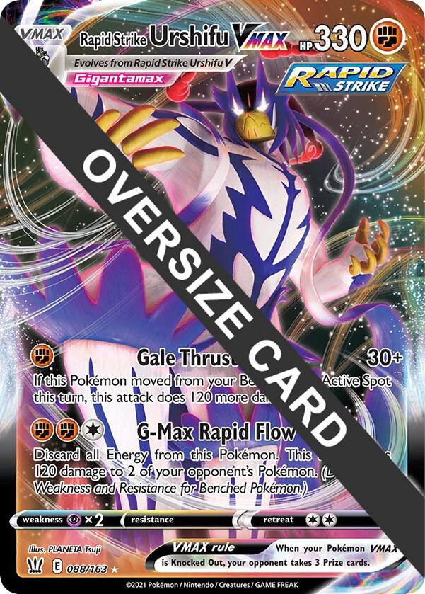 Rapid Strike Urshifu VMAX 088 163 088/163 (Jumbo Cards)  - Holofoil | Good Games Adelaide SA
