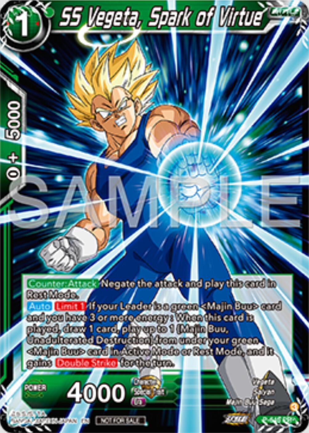 SS Vegeta, Spark of Virtue (P-645) [Tournament Promotion Cards] | Good Games Adelaide SA