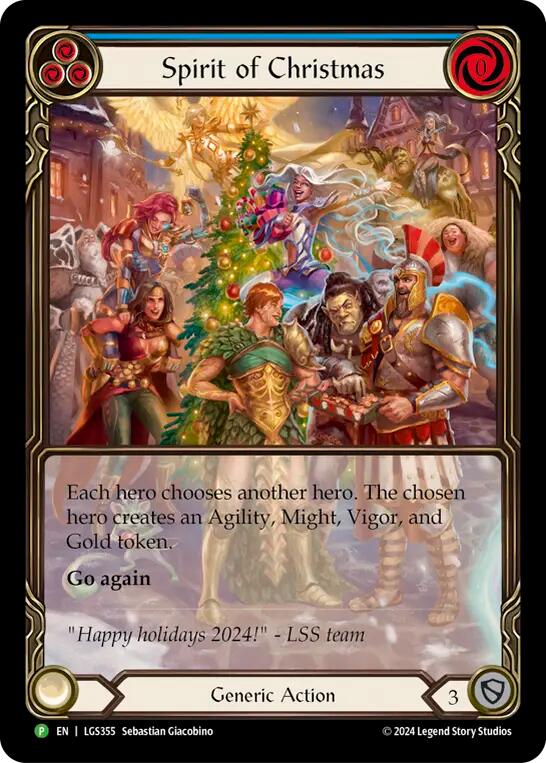 Spirit of Christmas (Cold Foil) [LGS355] (Promo)  Cold Foil | Good Games Adelaide SA