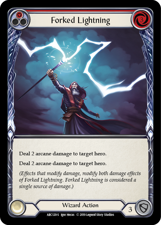Forked Lightning [ARC120-S] 1st Edition Normal | Good Games Adelaide SA