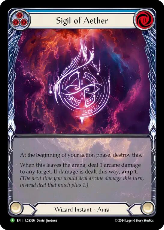 Sigil of Aether (Rainbow Foil) [LGS366] (Promo)  Rainbow Foil | Good Games Adelaide SA