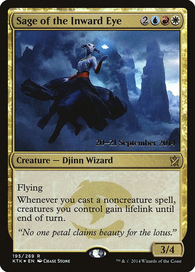 Sage of the Inward Eye 195 (Prerelease Cards)  - Foil | Good Games Adelaide SA