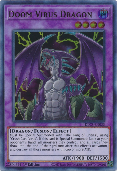 Doom Virus Dragon [DLCS-EN055] Ultra Rare | Good Games Adelaide SA