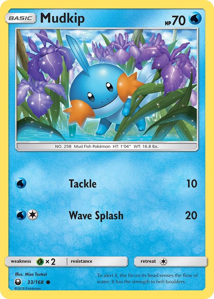 Mudkip 33/168 (SM - Celestial Storm)  | Good Games Adelaide SA