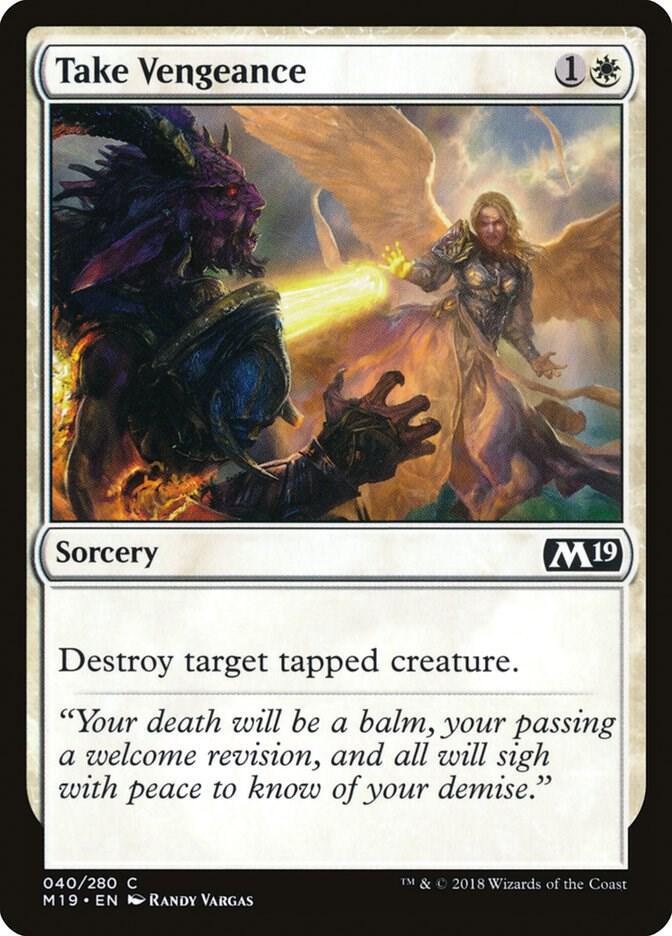 Take Vengeance 40 (Core Set 2019)  - Foil | Good Games Adelaide SA