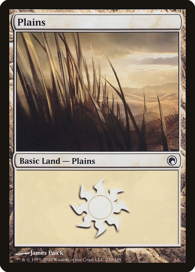 Plains (230) [Scars of Mirrodin] | Good Games Adelaide SA