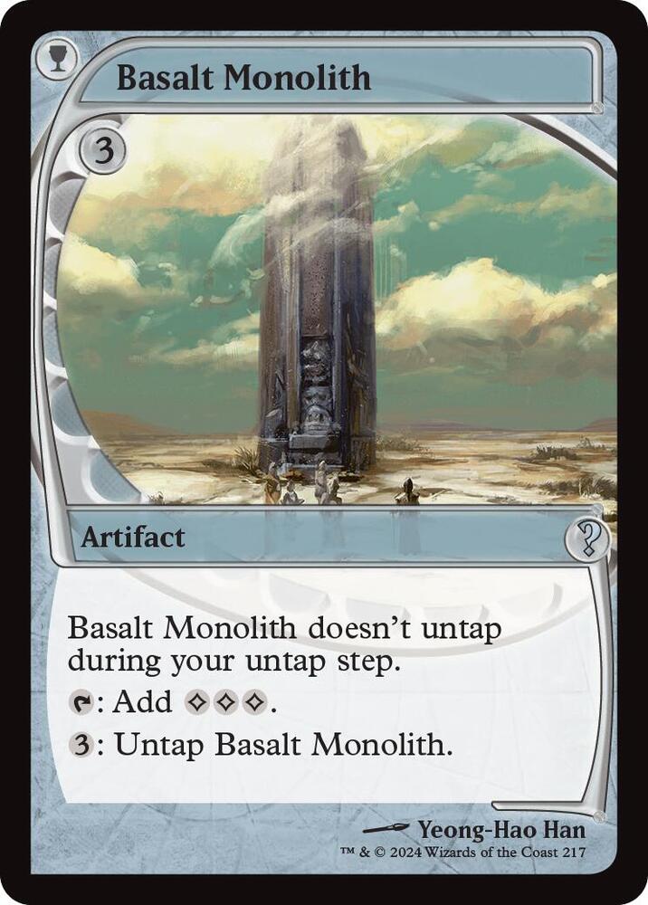 Basalt Monolith 217 (Mystery Booster 2)  - Foil | Good Games Adelaide SA