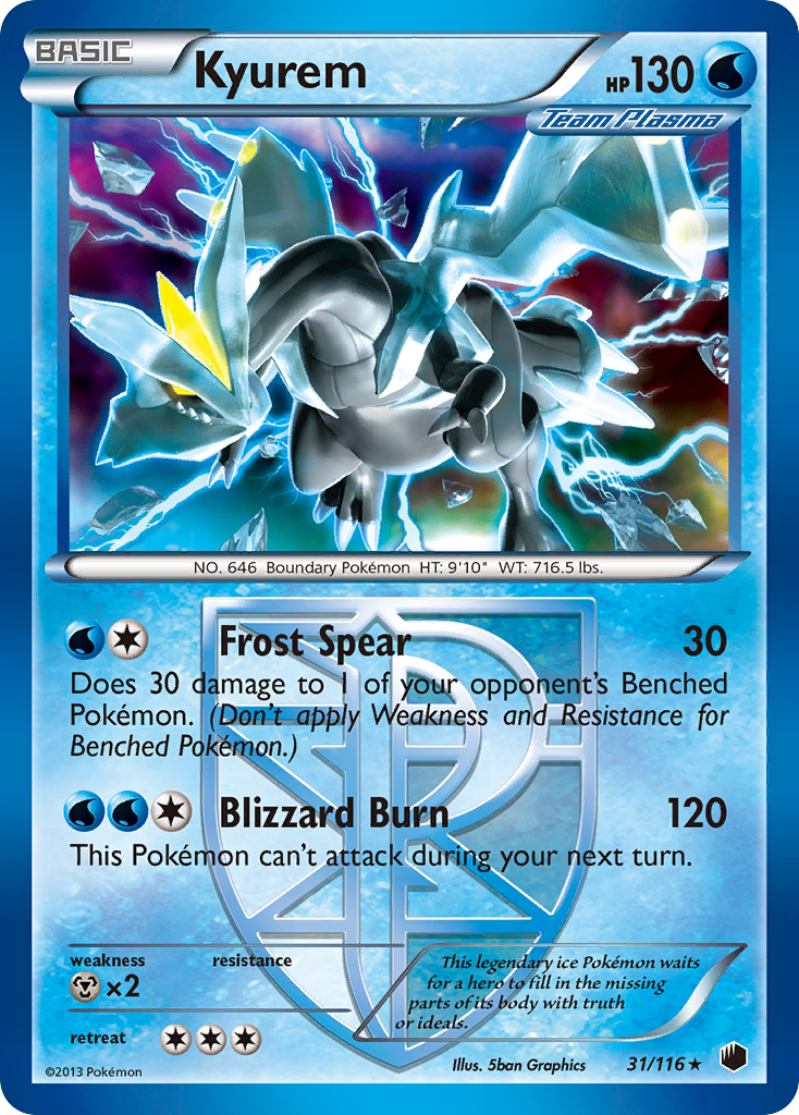 Kyurem (31/116) [Black & White: Plasma Freeze] | Good Games Adelaide SA