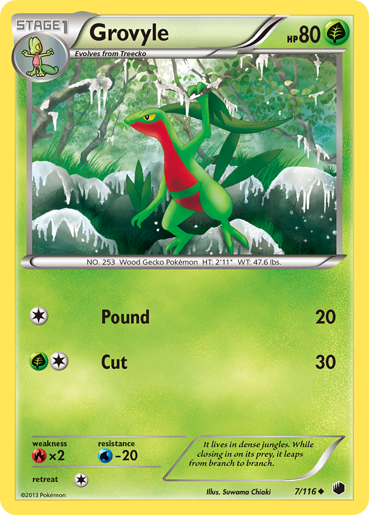Grovyle (7/116) [Black & White: Plasma Freeze] | Good Games Adelaide SA