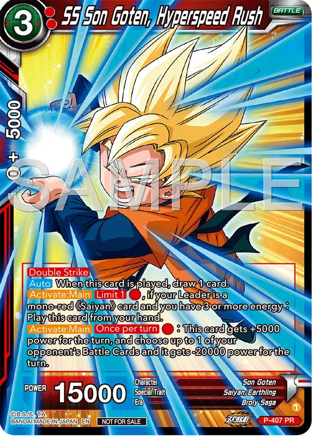 SS Son Goten, Hyperspeed Rush (Championship 2024 Finals Pack) (P-407) [Tournament Promotion Cards] | Good Games Adelaide SA