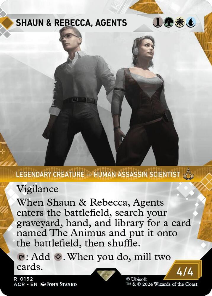 Shaun & Rebecca, Agents 152 (Universes Beyond: Assassin's Creed)  - Foil | Good Games Adelaide SA