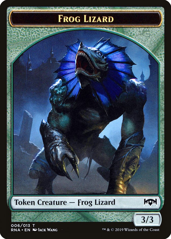 Ooze // Frog Lizard Token [Ravnica Allegiance: Guild Kits] | Good Games Adelaide SA