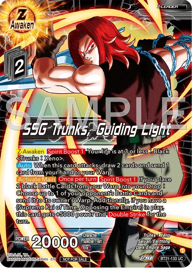 SSG Trunks, Guiding Light (Championship 2024 Finals Zenkai Pack) (BT21-133) [Tournament Promotion Cards] | Good Games Adelaide SA