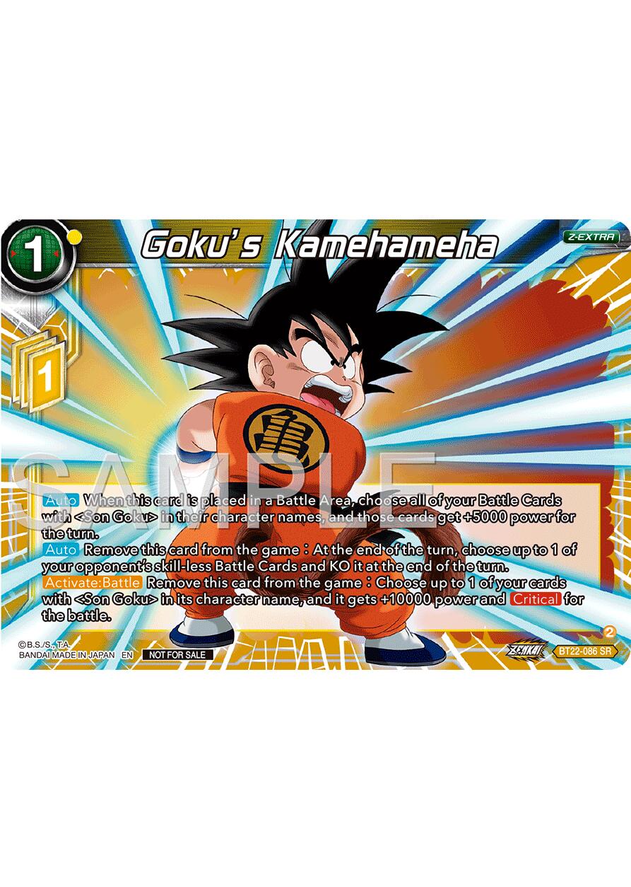 Goku's Kamehameha (Championship 2024 Finals Zenkai Pack) (BT22-086) [Tournament Promotion Cards] | Good Games Adelaide SA