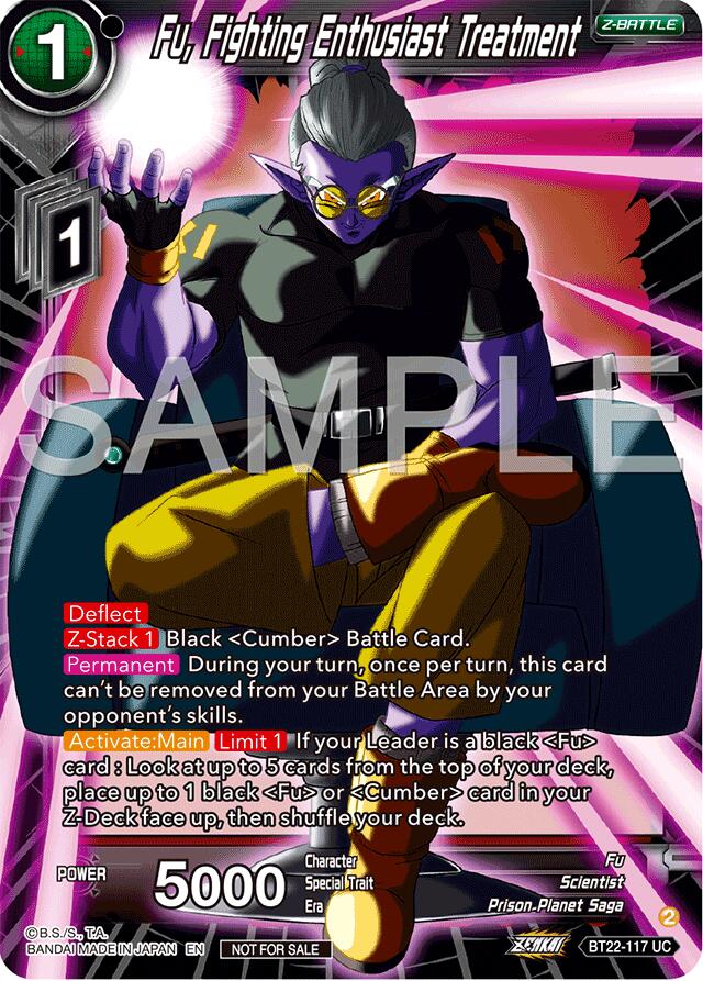 Fu, Fighting Enthusiast Treatment (Championship 2024 Finals Zenkai Pack) (BT22-117) [Tournament Promotion Cards] | Good Games Adelaide SA