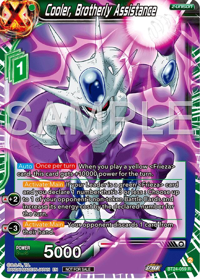 Cooler, Brotherly Assistance (Championship 2024 Finals Zenkai Pack) (BT24-059) [Tournament Promotion Cards] | Good Games Adelaide SA