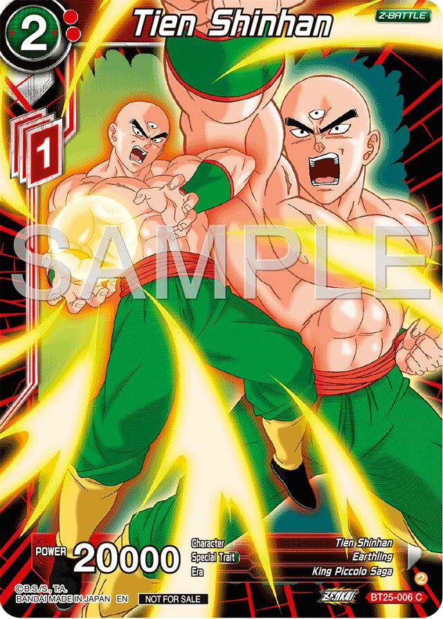 Tien Shinhan (Championship 2024 Finals Zenkai Pack) (BT25-006) [Tournament Promotion Cards] | Good Games Adelaide SA