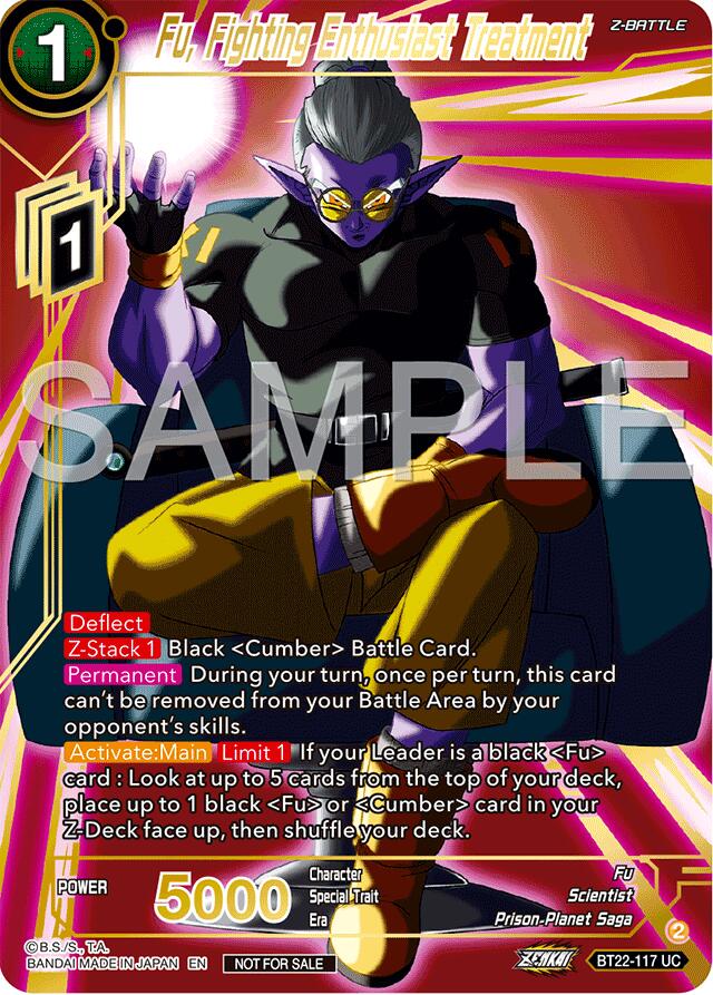 Fu, Fighting Enthusiast Treatment (Championship 2024 Finals Zenkai Pack) (Gold Stamped) (BT22-117) [Tournament Promotion Cards] | Good Games Adelaide SA