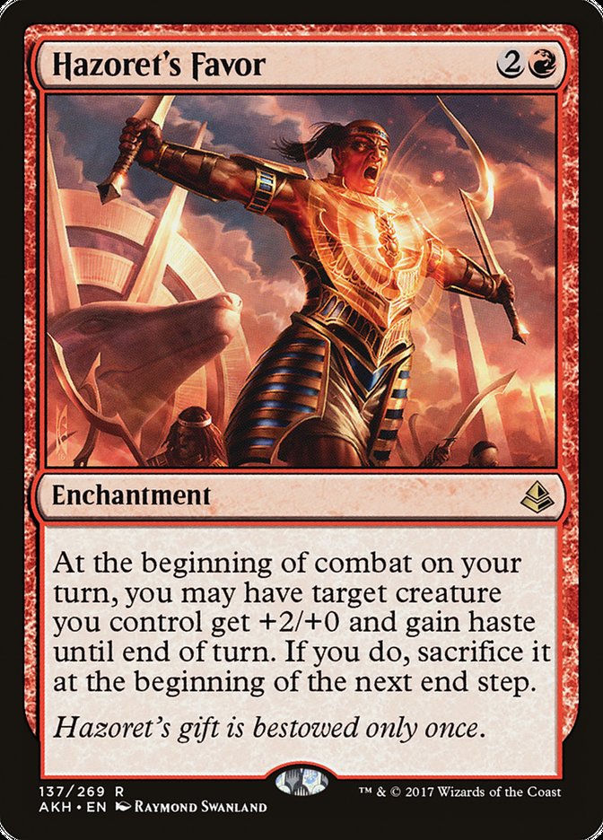 Hazoret's Favor 137 (Amonkhet)  - Foil | Good Games Adelaide SA