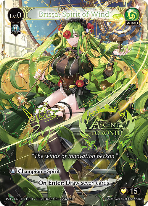 Brissa, Spirit of Wind (CPR) (150) [Promotional Cards] | Good Games Adelaide SA