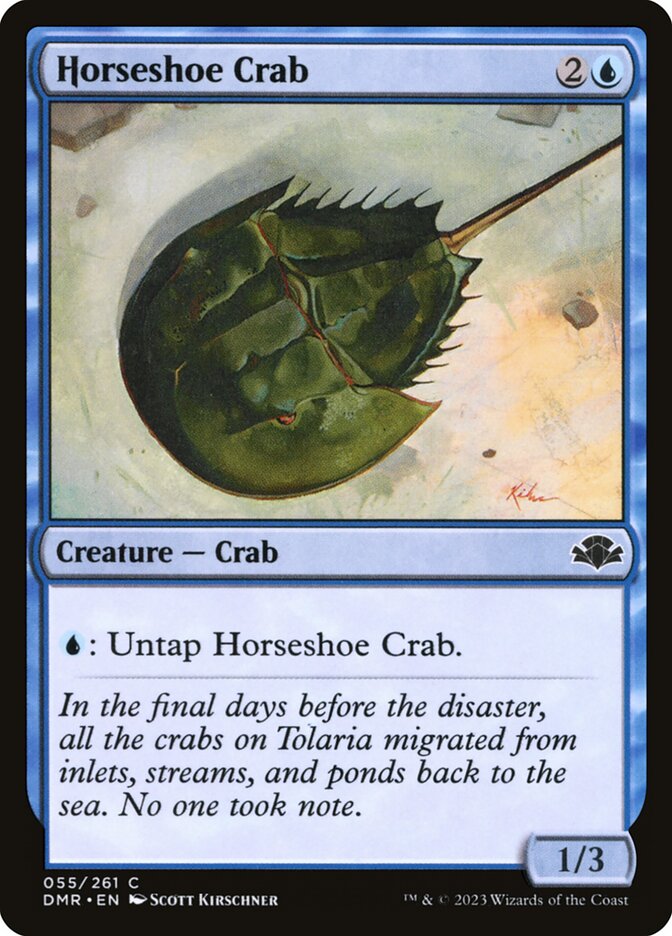 Horseshoe Crab 55 (Dominaria Remastered)  - Foil | Good Games Adelaide SA