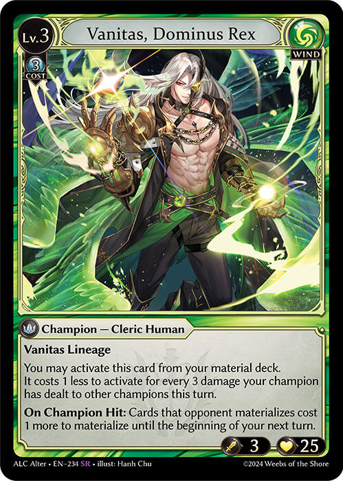 Vanitas, Dominus Rex (234) [Alchemical Revolution Alter Edition] | Good Games Adelaide SA