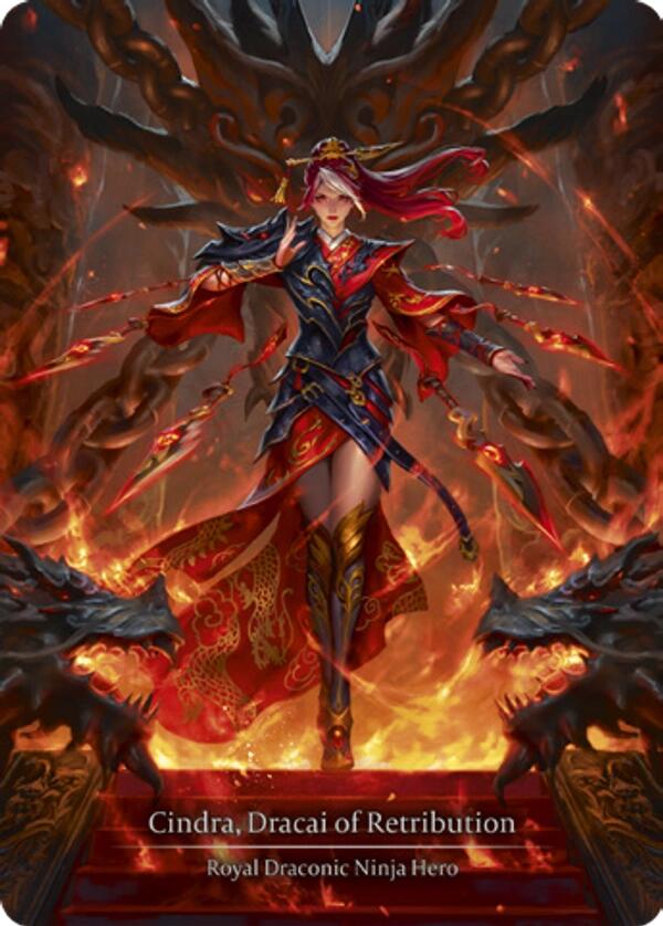 Cindra, Dracai of Retribution [HNT054] (The Hunted)  Cold Foil | Good Games Adelaide SA