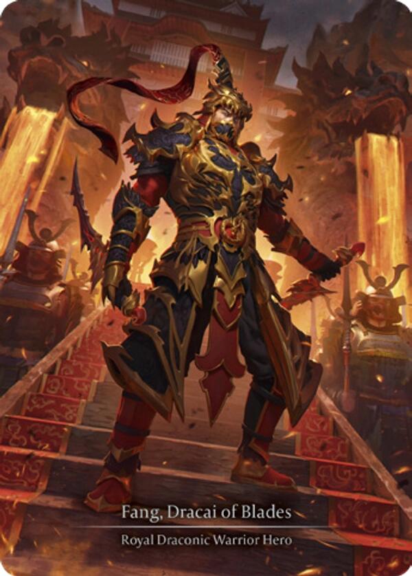 Fang, Dracai of Blades [HNT098] (The Hunted)  Cold Foil | Good Games Adelaide SA