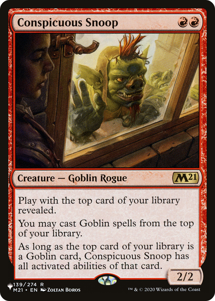 Conspicuous Snoop [The List Reprints] | Good Games Adelaide SA