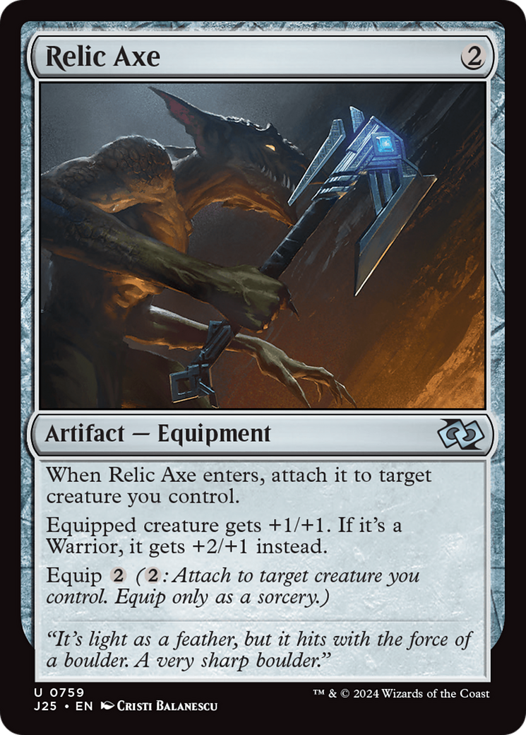 Relic Axe [Foundations Jumpstart] | Good Games Adelaide SA
