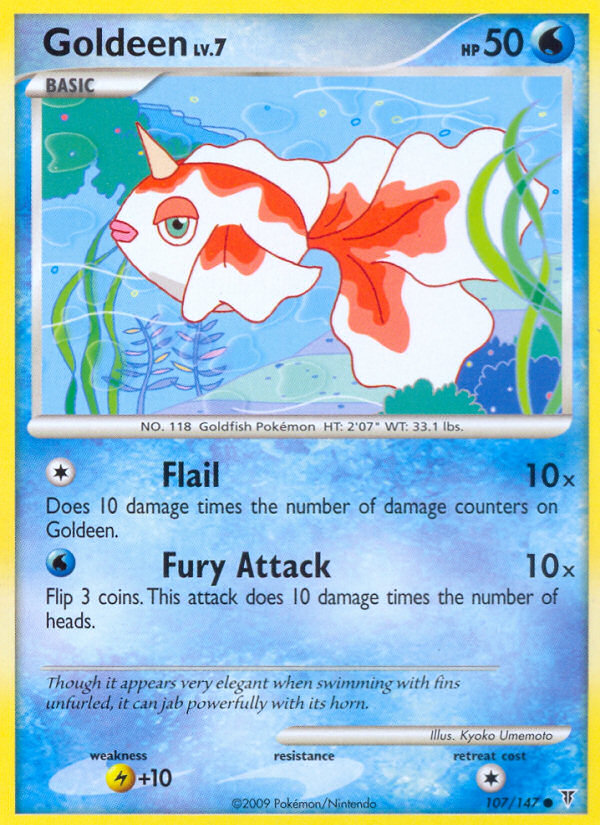 Goldeen (107/147) [Platinum: Supreme Victors] | Good Games Adelaide SA