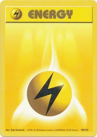 Lightning Energy (100/102) [Base Set Unlimited] | Good Games Adelaide SA