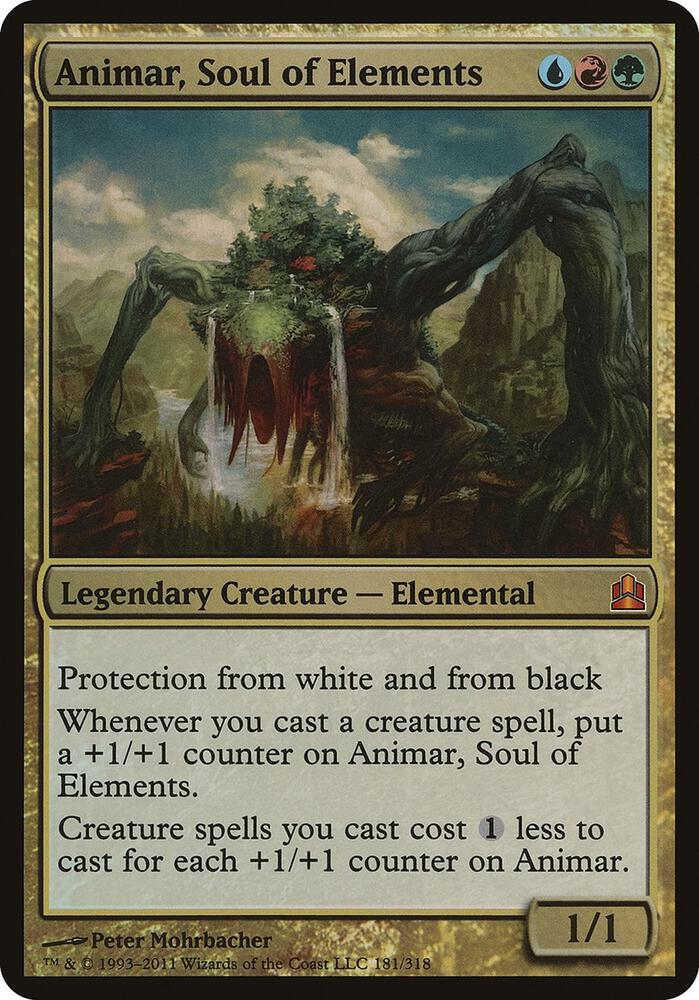 Animar Soul of Elements Commander 181 (Oversize Cards)  - Foil | Good Games Adelaide SA