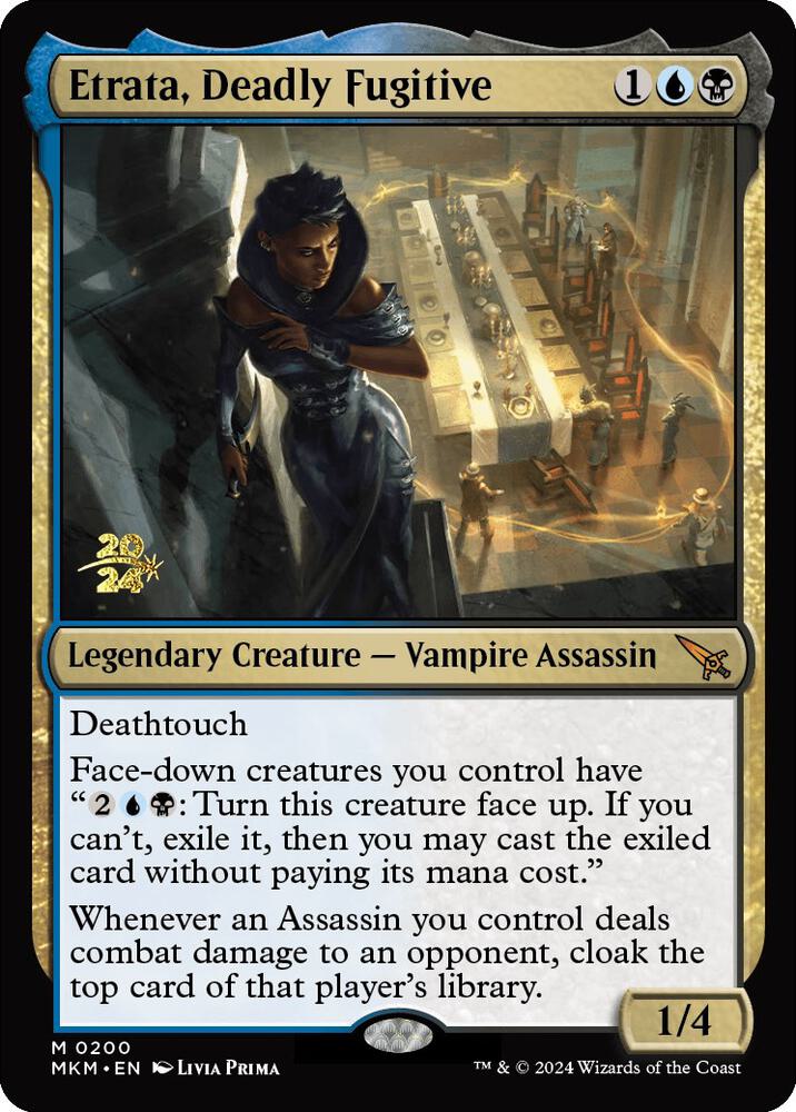 Etrata Deadly Fugitive 200 (Prerelease Cards)  - Foil | Good Games Adelaide SA