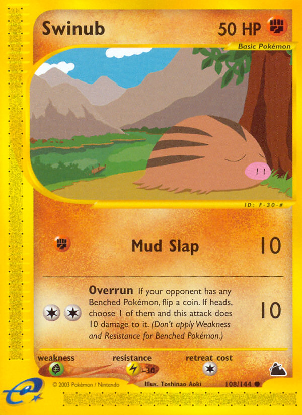 Swinub (108/144) [Skyridge] | Good Games Adelaide SA