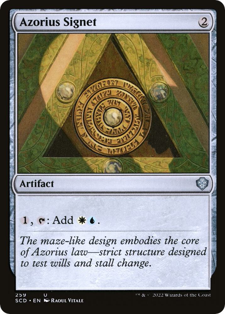 Azorius Signet 259 (Starter Commander Decks)  | Good Games Adelaide SA