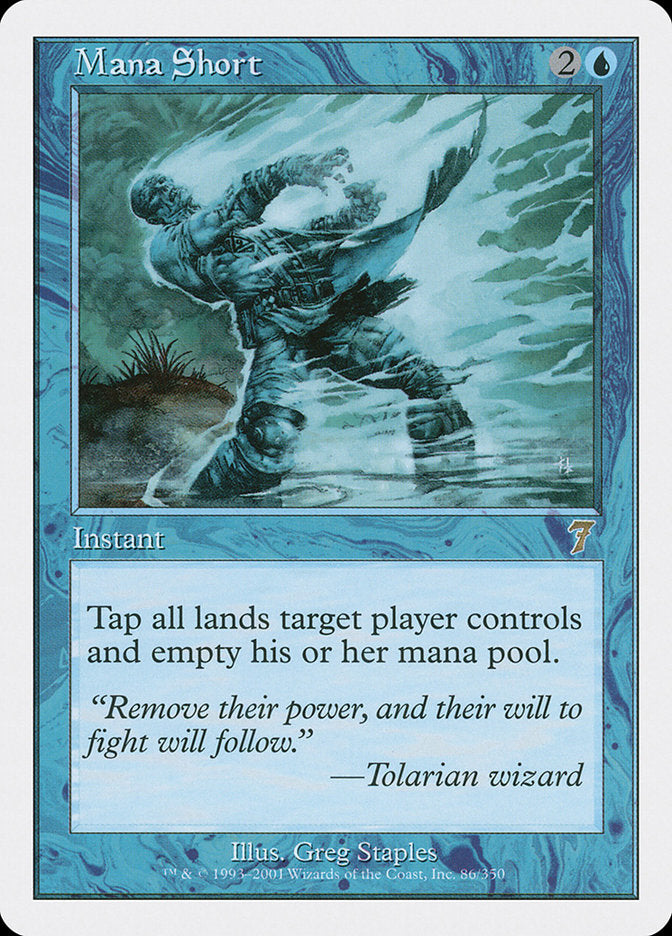 Mana Short 86 (7th Edition)  | Good Games Adelaide SA