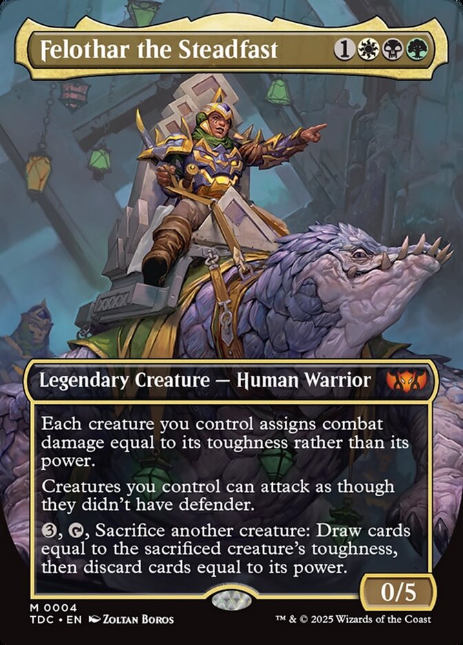 Felothar the Steadfast 4 (Commander: Tarkir: Dragonstorm)  | Good Games Adelaide SA