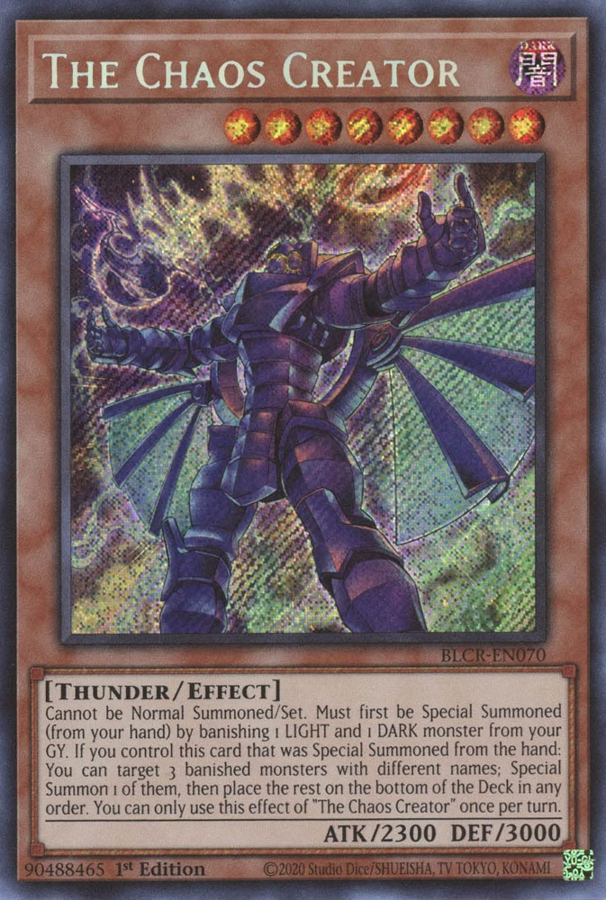The Chaos Creator [BLCR-EN070] Secret Rare | Good Games Adelaide SA