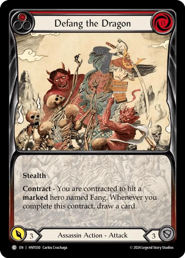 Defang the Dragon [HNT030] (The Hunted)  Rainbow Foil | Good Games Adelaide SA