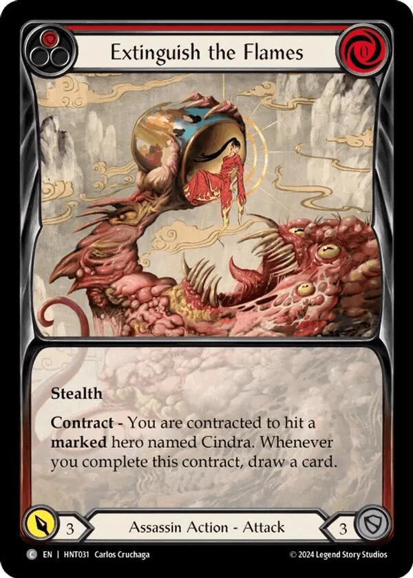 Extinguish the Flames [HNT031] (The Hunted)  Rainbow Foil | Good Games Adelaide SA