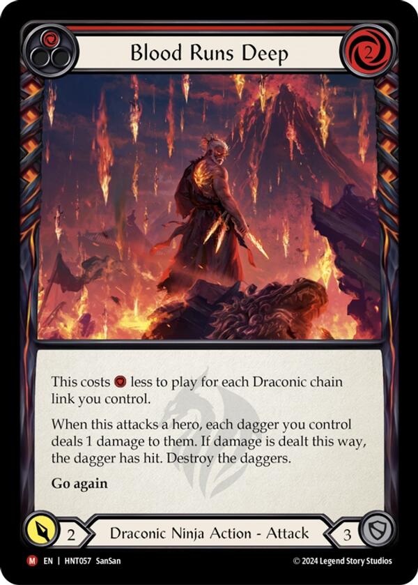 Blood Runs Deep [HNT057] (The Hunted)  Rainbow Foil | Good Games Adelaide SA