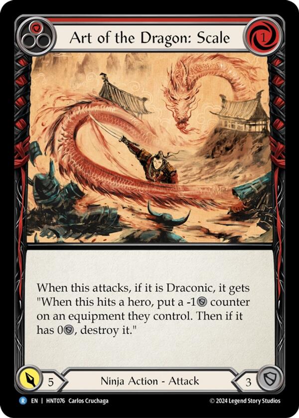 Art of the Dragon: Scale [HNT076] (The Hunted)  Rainbow Foil | Good Games Adelaide SA