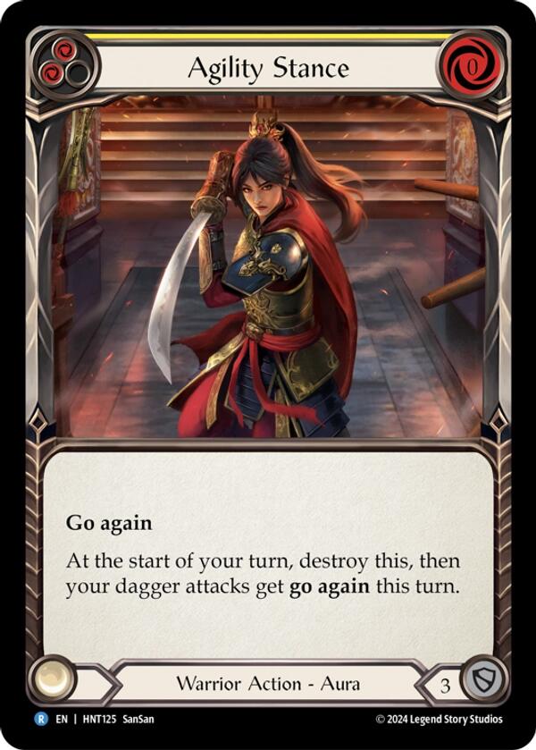 Agility Stance [HNT125] (The Hunted)  Rainbow Foil | Good Games Adelaide SA