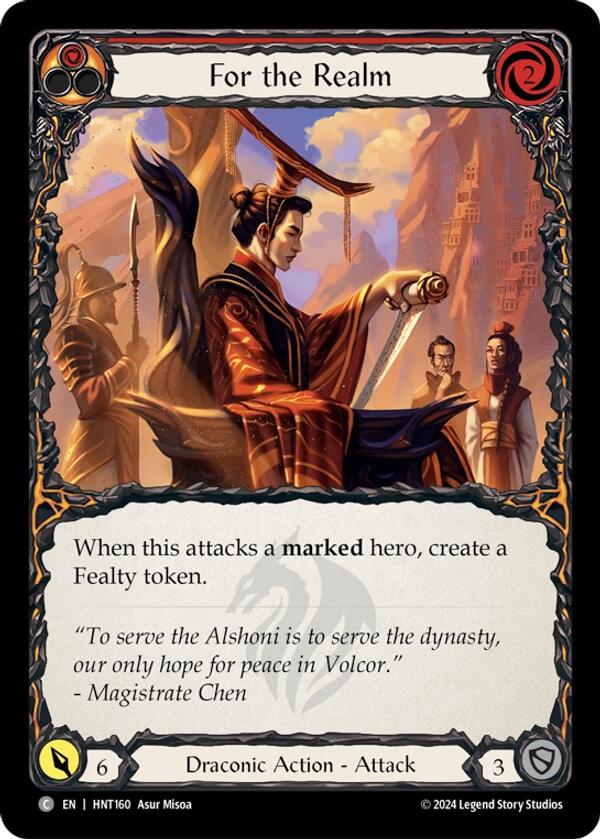 For the Realm [HNT160] (The Hunted)  Rainbow Foil | Good Games Adelaide SA