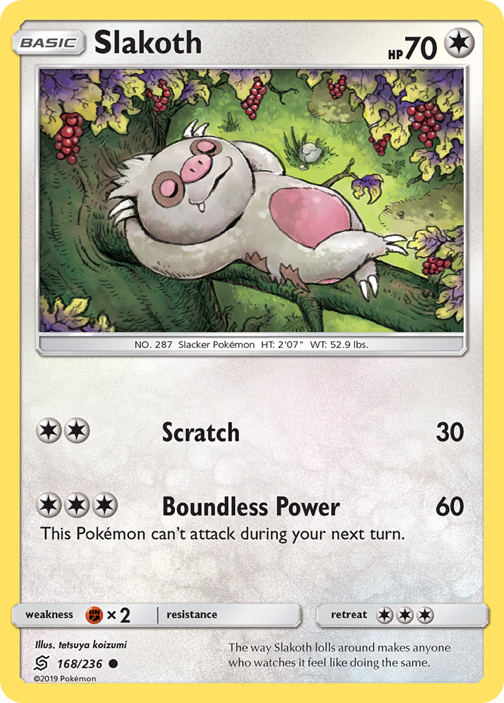 Slakoth (168/236) [Sun & Moon: Unified Minds] | Good Games Adelaide SA