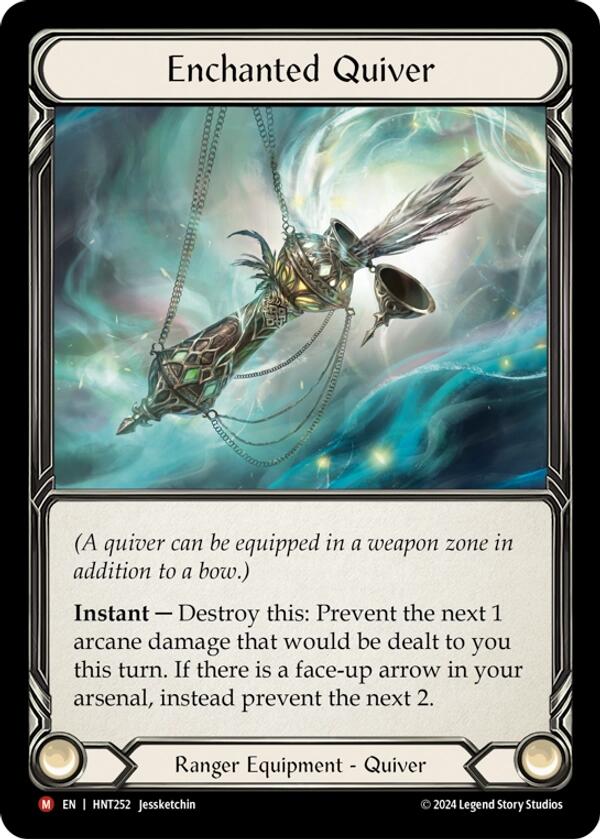 Enchanted Quiver [HNT252] (The Hunted)  Cold Foil | Good Games Adelaide SA